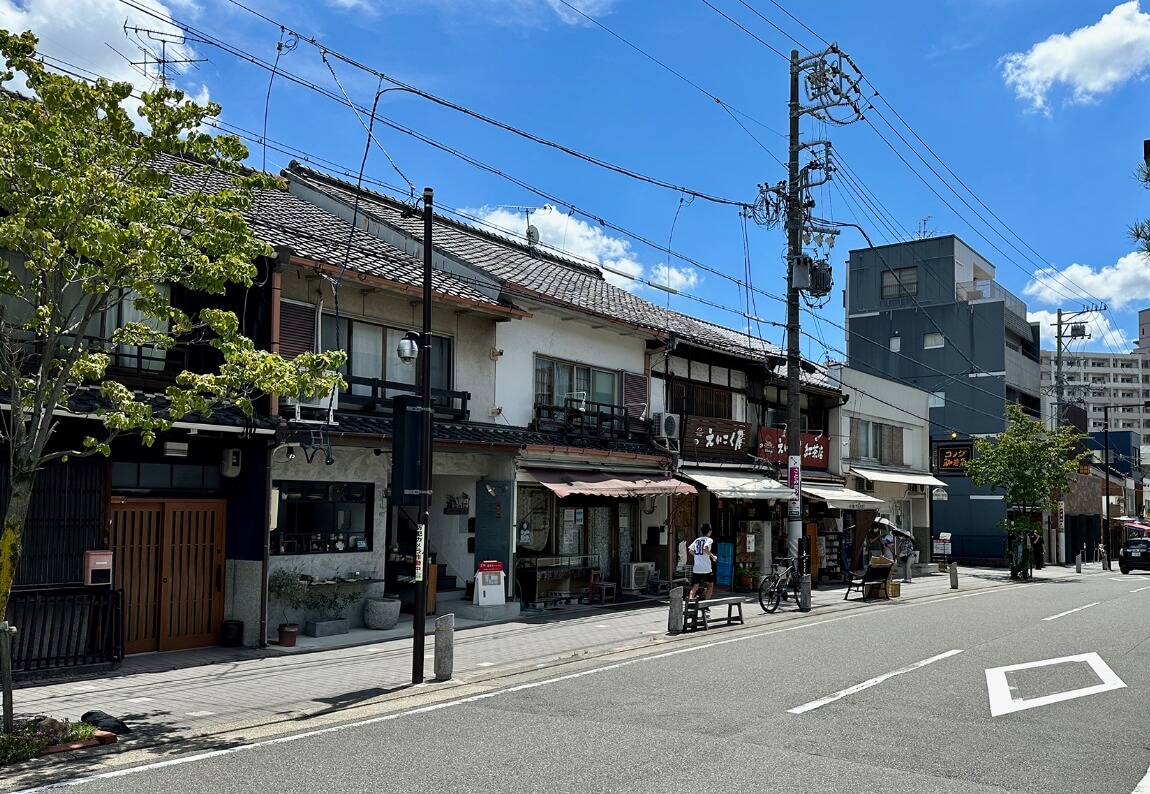 The Kakuozan shopping street